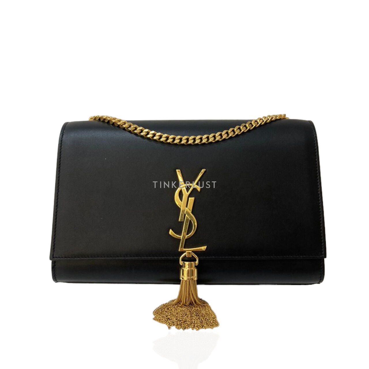 tas sling-bag Saint Laurent Kate Tassel WOC Black GHW 2017